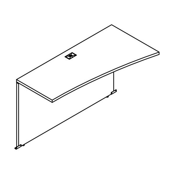 Groupe Lacasse Bridge Return, Right Asymmetrical, 48inx24inx29-7/8in, Niagara LASM1SBR184824A - main